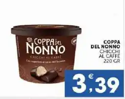 Mercadò Coppa del Nonno chicchi al caffè offerta