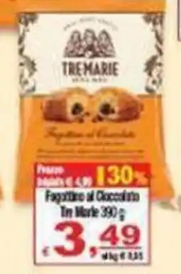 CTS Supermercati Fagottini al Cioccolato Tre Marie offerta
