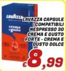 Idromarket Lavazza capsule compatibili Nespresso 30 offerta
