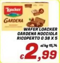 Idromarket Wafer Loacker Gardena Nocciola offerta