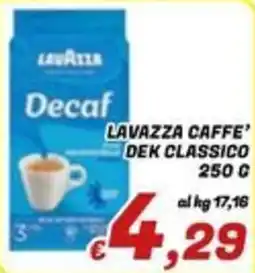 Idromarket Lavazza decaffeinato offerta
