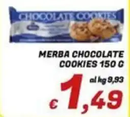 Idromarket Merba chocolate cookies offerta