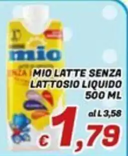 Idromarket Mio latte senza lattosio liquido offerta