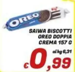 Idromarket Saiwa biscotti Oreo doppia crema offerta