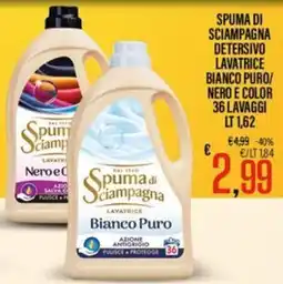 Supermercati EffePiù Spuma di Sciampagna Lavatrice Bianco Puro offerta