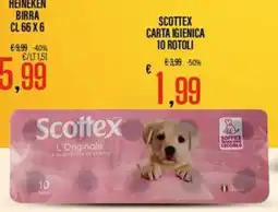 Supermercati EffePiù Scottex carta igienica offerta
