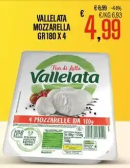 Supermercati EffePiù Vallelata Mozzarella offerta