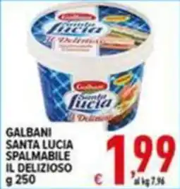 Iper Triscount Galbani Santa Lucia spalmabile il delizioso offerta