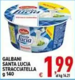 Iper Triscount Galbani Santa Lucia Stracciatella offerta