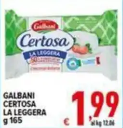 Iper Triscount Galbani Certosa la leggera offerta
