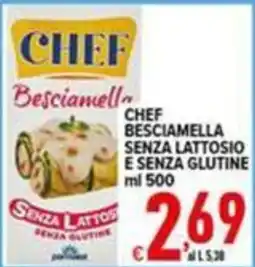 Iper Triscount Chef besciamella senza lattosio e senza glutine offerta