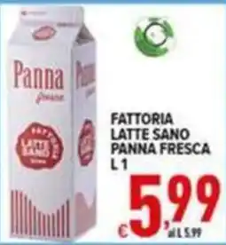 Iper Triscount Panna fresca Fattoria Latte Sano offerta