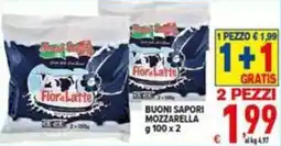Iper Triscount Flora Latte Mozzarella offerta