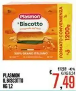 Supermercati EffePiù Plasmon il biscotto offerta