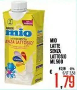 Supermercati EffePiù Mio latte senza lattosio offerta