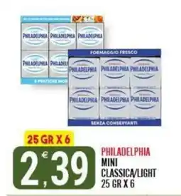 Tutto Buono Philadelphia mini classica/light offerta
