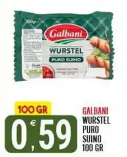 Tutto Buono Galbani Wurstel Puro Suino offerta