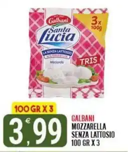 Tutto Buono Galbani mozzarella senza lattosio offerta