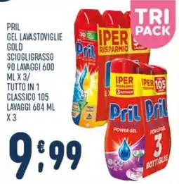 Gruppo Pascar Pril gel lavastoviglie gold offerta