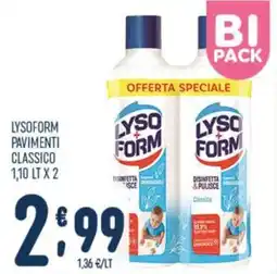 Gruppo Pascar Lysoform pavimenti classico offerta