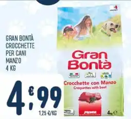 Gruppo Pascar Gran Bontà Crocchette per cani manzo offerta