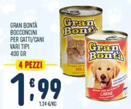Gruppo Pascar Gran Bontà bocconcini per gatti/cani offerta