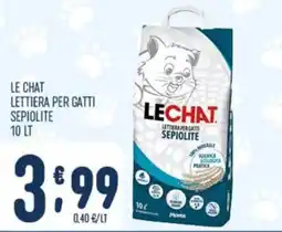 Gruppo Pascar Lettiera per gatti sepiolite Le Chat offerta