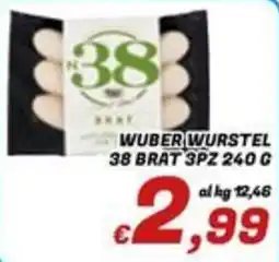 Idromarket Wuber Wurstel 38 Brat offerta