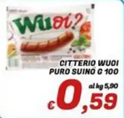 Idromarket Citterio Wuoi Puro Suino C 100 offerta