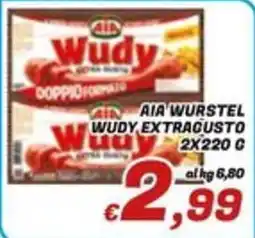 Idromarket Aia wurstel wudy extragusto offerta