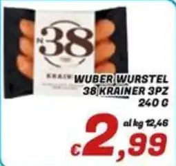 Idromarket Wuber Wurstel 38 Krainer offerta