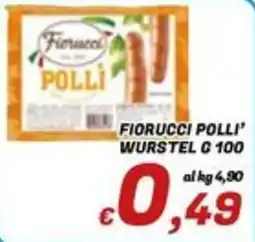 Idromarket Fiorucci polli wurstel offerta