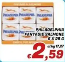 Idromarket Philadelphia Fantasie Salmone offerta