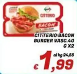 Idromarket Citterio Bacon Burger offerta