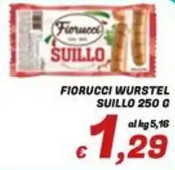 Idromarket Fiorucci Wurstel Suillo offerta