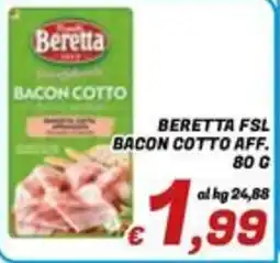 Idromarket Beretta bacon cotto aff. offerta