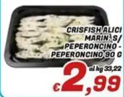 Idromarket Crisfish alici marin.s/peperoncino offerta