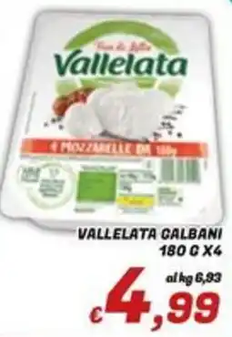 Idromarket Vallelata mozzarelle da 180 g offerta