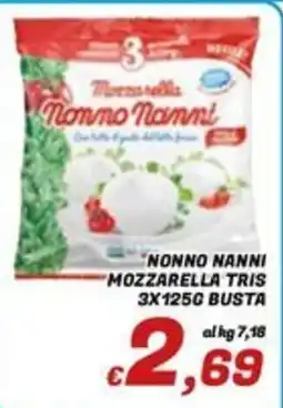 Idromarket Nonno Nanni Mozzarella Tris offerta