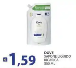 Supermercati Bruscoli Dove sapone liquido ricarica offerta