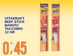 Supermercati Bruscoli Vitakraft Beef Stick Manzo/Tacchino offerta