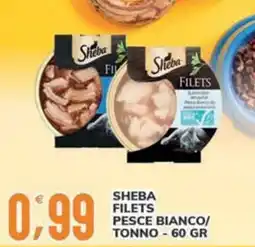 Supermercati Bruscoli Sheba filets pesce bianco/tonno offerta
