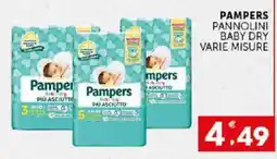 Issimo supermercado Pampers pannolini baby dry offerta