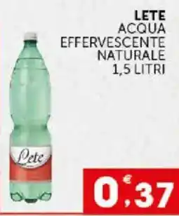 Issimo supermercado Lete acqua effervescente naturale offerta
