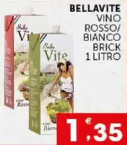 Issimo supermercado Bellavite vino rosso/bianco brick offerta