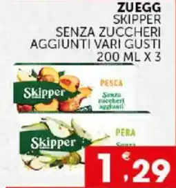 Issimo supermercado Skipper senza zuccheri aggiunti vari gusti offerta