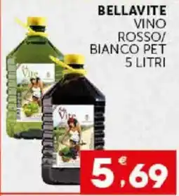 Issimo supermercado Bellavite vino rosso/bianco pet offerta