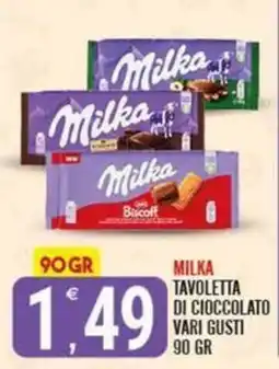 Tutto Buono Milka Tavoletta di cioccolato offerta