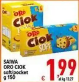 Iper Triscount Saiwa Oro Ciok soft/pocket offerta