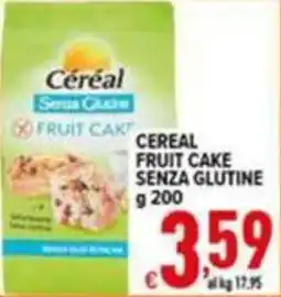Iper Triscount Céréal Cereal Fruit Cake Senza Glutine offerta